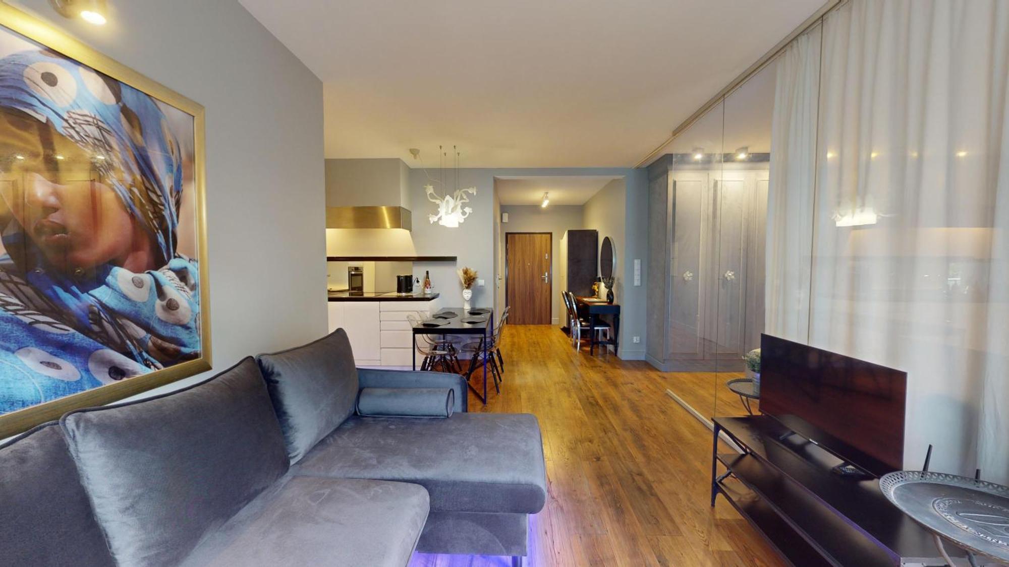 Apartment Dmowskiego 1b Wielka Wyspa 900 Steps To Market Wroclaw